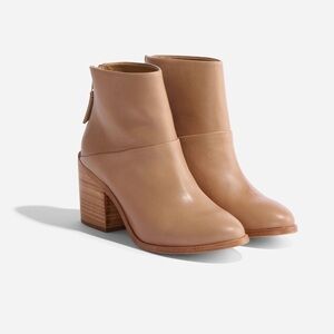 Nisolo Almond Dari Ankle Booties